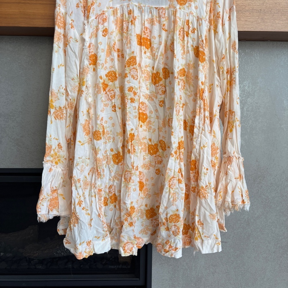 Free People Loretta Printed Tunic Top, Size M - Picture 14 of 15
